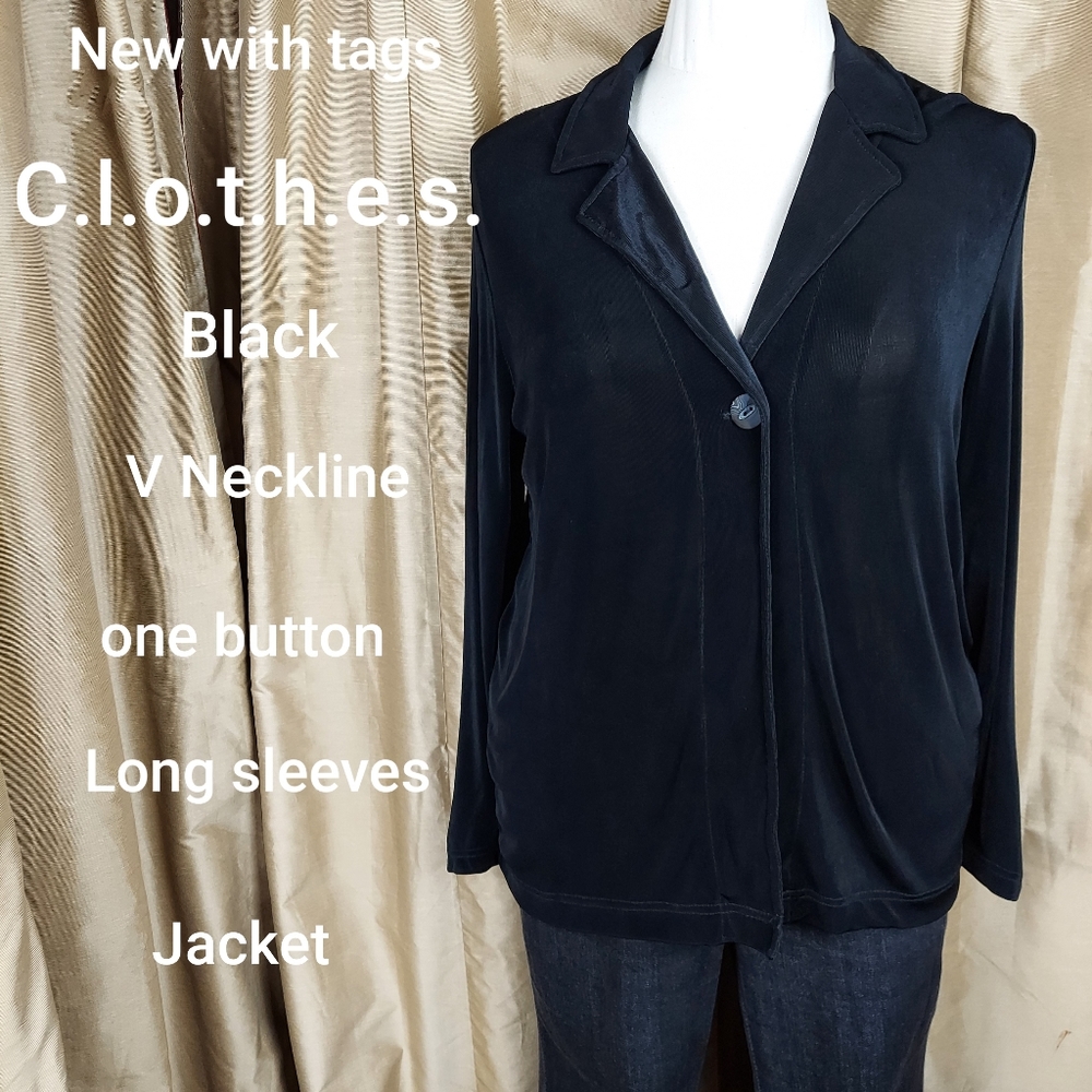 New C.l.o.t.h.e.s black jacket size XL